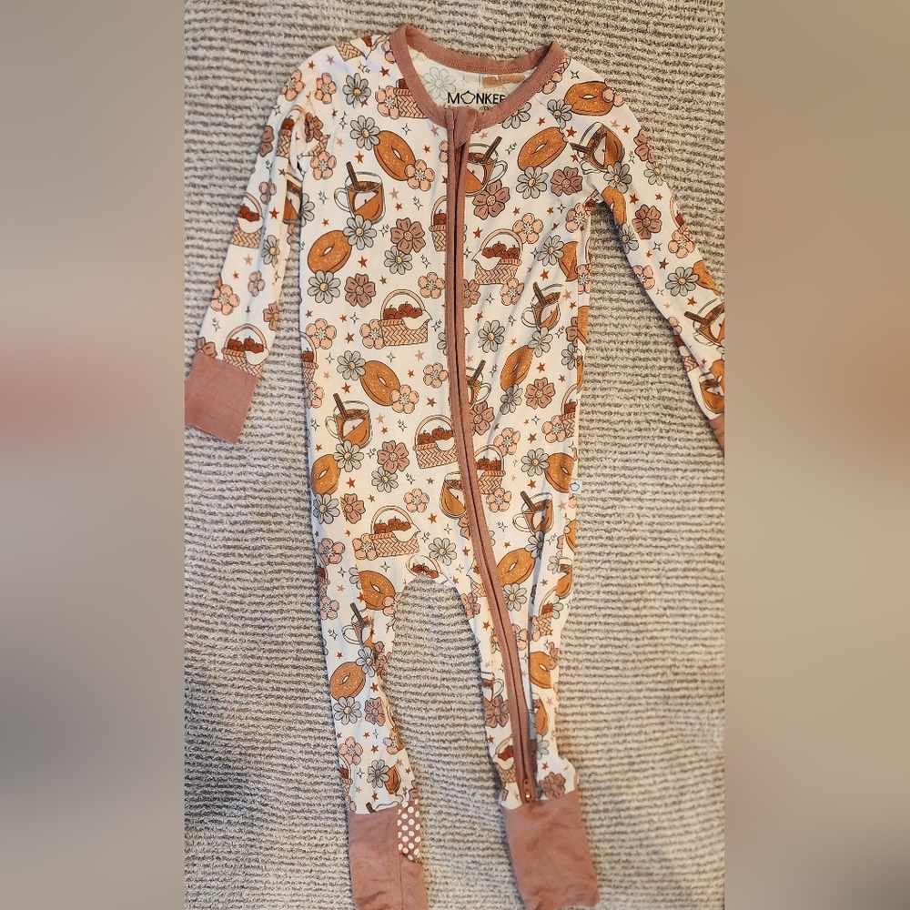Monkeeroos Fall Bamboo Zippy 18-24